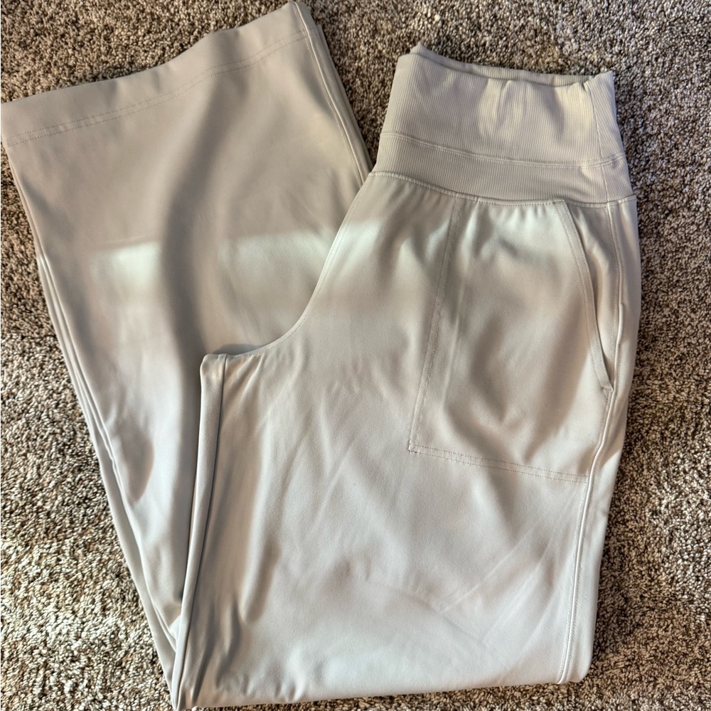 Athleta Venice High Rise Wide Leg Pant Abalone | Size Medium | Excellent